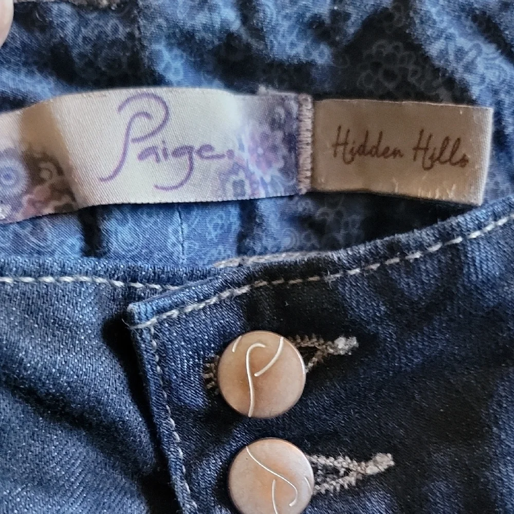 Y2K Paige Hidden  Bootcut Jeans Size 30 - Picture 6 of 10